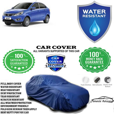 Tamanchi Autocare Car Cover For Tata Zest Revotron 1.2T XM Petrol(Blue)