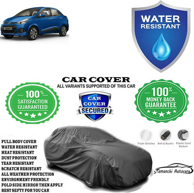 Tamanchi Autocare Car Cover For Hyundai Xcent 1.2 CRDi S Diesel(Grey)