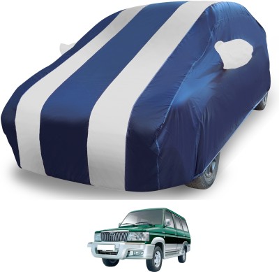 MOCKHE Car Cover For Toyota Qualis (With Mirror Pockets)(Silver)