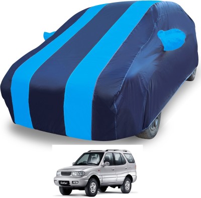 MOCKHE Car Cover For Tata Safari Dicor (With Mirror Pockets)(Blue)