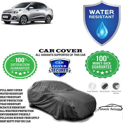 Tamanchi Autocare Car Cover For Hyundai Xcent 1.1 CRDi S(Grey)