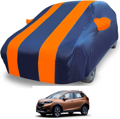 MOCKHE Car Cover For Honda WR-V (With Mirror Pockets)(Orange)