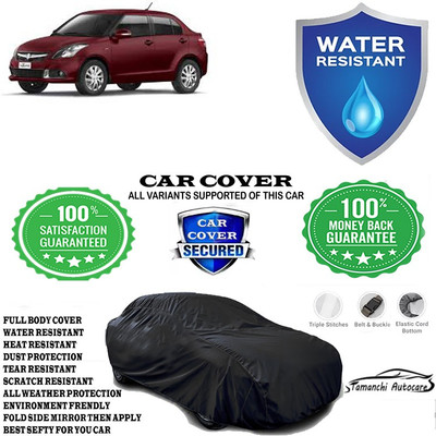 Tamanchi Autocare Car Cover For Maruti Suzuki Swift Dzire VDI(Black)
