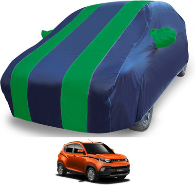 MOCKHE Car Cover For Mahindra KUV100 (With Mirror Pockets)(Blue)