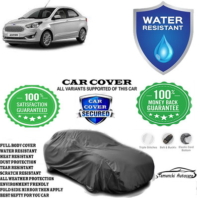 Tamanchi Autocare Car Cover For Ford Figo Aspire Titanium Blu Diesel(Grey)