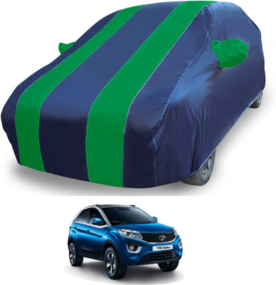 MOCKHE Car Cover For Tata Nexon (With Mirror Pockets)(Blue)
