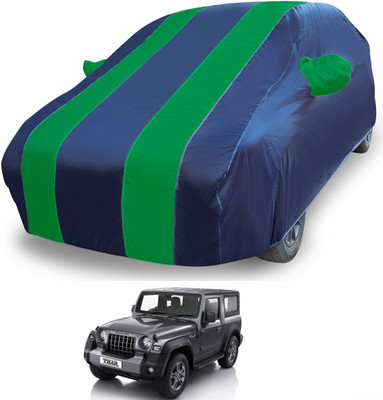 Euro Care Car Cover For Mahindra Thar (With Mirror Pockets)(Blue)