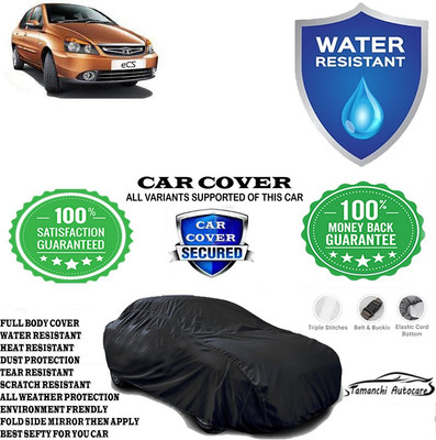 Tamanchi Autocare Car Cover For Tata Indigo eCS(Black)