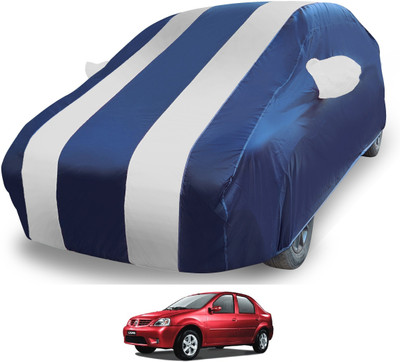 MOCKHE Car Cover For Mahindra Logan (With Mirror Pockets)(Silver)