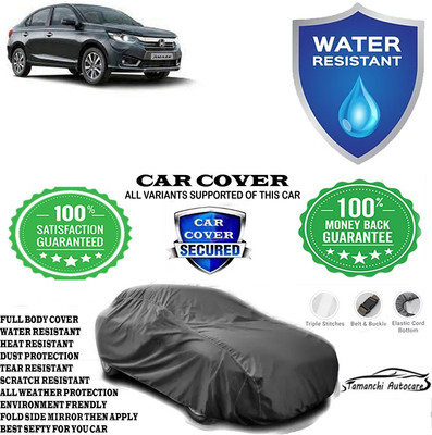 Tamanchi Autocare Car Cover For Honda Amaze VX CVT Diesel(Grey)
