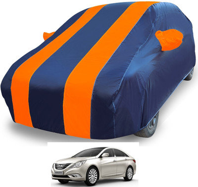 Euro Care Car Cover For Hyundai Sonata Embera (With Mirror Pockets)(Orange)