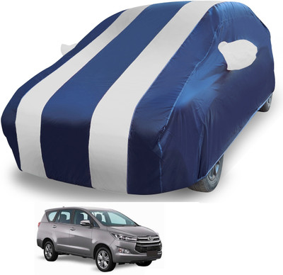 MOCKHE Car Cover For Toyota Innova Crysta (With Mirror Pockets)(Silver)