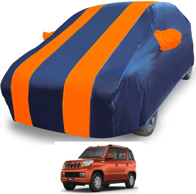MOCKHE Car Cover For Mahindra TUV300 (With Mirror Pockets)(Orange)
