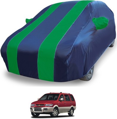 MOCKHE Car Cover For Chevrolet Tavera (With Mirror Pockets)(Blue)