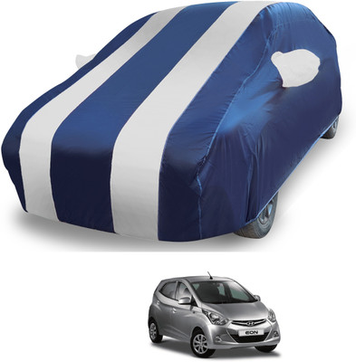 MOCKHE Car Cover For Hyundai Eon (With Mirror Pockets)(Silver)