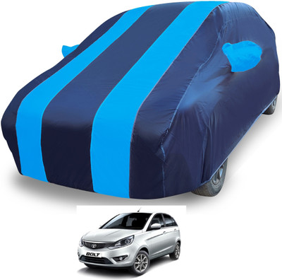 MOCKHE Car Cover For Tata Bolt (With Mirror Pockets)(Blue)
