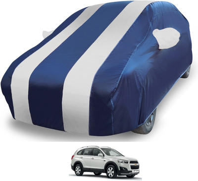 MOCKHE Car Cover For Chevrolet Captiva (With Mirror Pockets)(Silver)