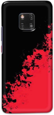 NDCOM Back Cover for Huawei Mate 20 Pro Red Black Printed(Multicolor, Hard Case, Pack of: 1)