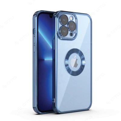 gettechgo Back Cover for iPhone 11 Pro Max(Blue, Electroplated, Pack of: 1)