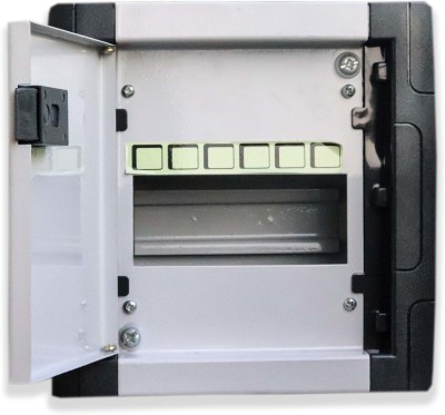 Smuf 6 Way SPN MCB Box, Double Door MCB Heavy Box Distribution Board