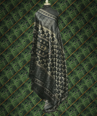 KAHIRAA WHOLETEX Silk Blend Printed Women Dupatta