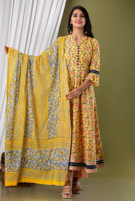 Myaza Women Kurta Pant Dupatta Set