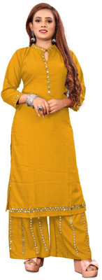 pranil creation Women Kurta Palazzo Set