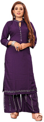 pranil creation Women Kurta Palazzo Set