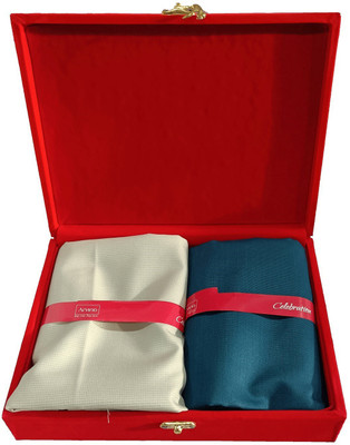 Arvind Cotton Blend Solid Shirt & Trouser Fabric