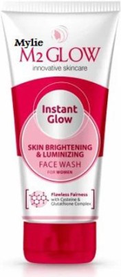 Mylie M2 Glow Instant Glow  for Women Removes Dark Spot Flawless Face Wash(70 g)