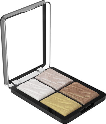 tanvi27 Face kit Ultimate Shimmer Highlighter Palette Blusher  Highlighter(MULTI COLOR)