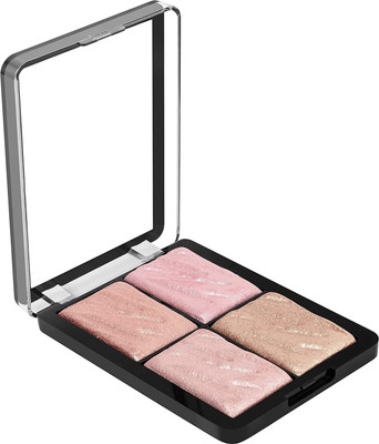 Emijun Face kit Ultimate Shimmer Highlighter Palette Blusher  Highlighter(MULTI)