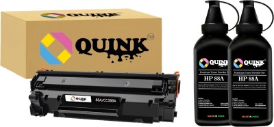 QUINK HP CC388A Laser-Jet Pro P1005,P1006,P1007, P1106, P1108, P1008, M1213nf,M1136... Black Ink Cartridge