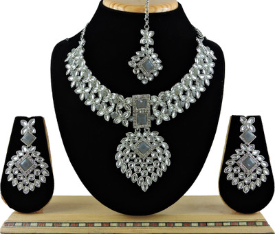 VATSALYA creation Alloy Grey Jewellery Set(Pack of 1)