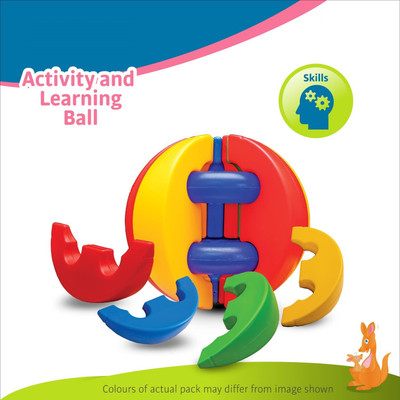 GREEN WAY Folding Easy to Assemble Fun and Throw Activity Ball I Infant and Preschool Toys(Multicolor)
