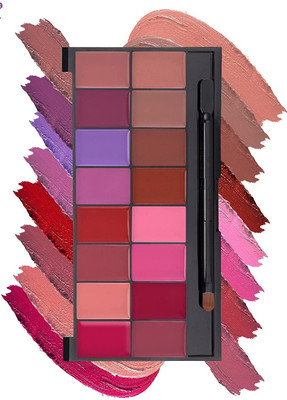 MYEONG BEST AND NEW MULTI COLOR MATTE LIP CREAM PALETTE(MULTI COLOR, 36 g)