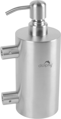 DOLPHY 304 Stainless Steel Wall Mount 450 ml Soap Dispenser(Silver)