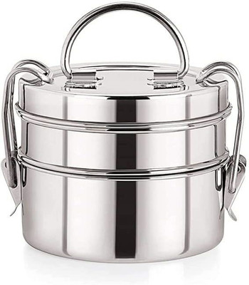 Chefkit LUNCHBOX2 2 Containers Lunch Box(500 ml, Thermoware)