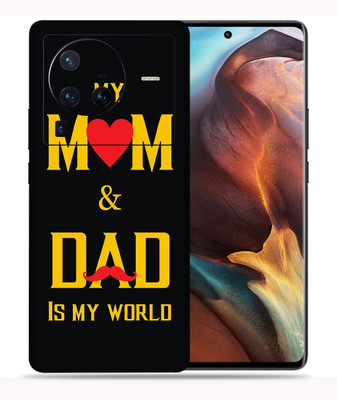 SkinoMania X80 Pro-5G Mobile Skin(Multicolour My Mom And Dad Is My World)