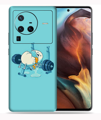 SkinoMania X80 Pro-5G Mobile Skin(Multicolour Funny Egg)