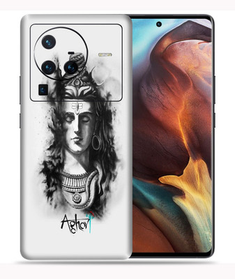 SkinoMania X80 Pro-5G Mobile Skin(Multicolour Mahadev Trident)