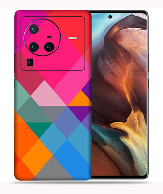 SkinoMania X80 Pro-5G Mobile Skin(Multicolour -Triangles)
