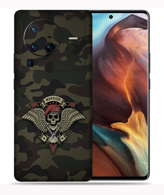 WeCre8 Skin's Vivo X80 Pro 5G Mobile Skin(Warrior Camouflage Multicolor Mobile Skin With Cleaning Wipes)