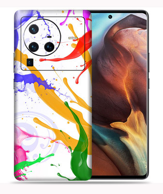 WeCre8 Skin's Vivo X80 Pro 5G Mobile Skin(Random Painting Multicolor Mobile Skin With Cleaning Wipes)