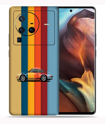 SkinoMania X80 Pro-5G Mobile Skin(Multicolour Magic Car)