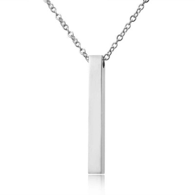 ringzinnie Silver Stainless Steel Pendant Set