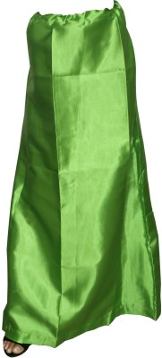 ZEANSAAR FASHION Light Green Satin Petticoats With Drawstring-free Cotton Silk Petticoat(Free)