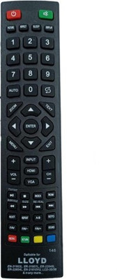 Akshita LD146 TV Compatible For LED LCD TV Remote Control LLOYD Remote Controller(Black)
