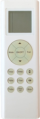 NixGlobal 201 AC Remote Compatible with BLUESTAR AC Remote Controller(White)