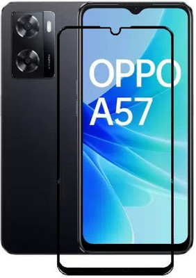 TESPARK Edge To Edge Tempered Glass for OPPO A57 4G, OPPO A57 2022, Oppo A57(Pack of 1)
